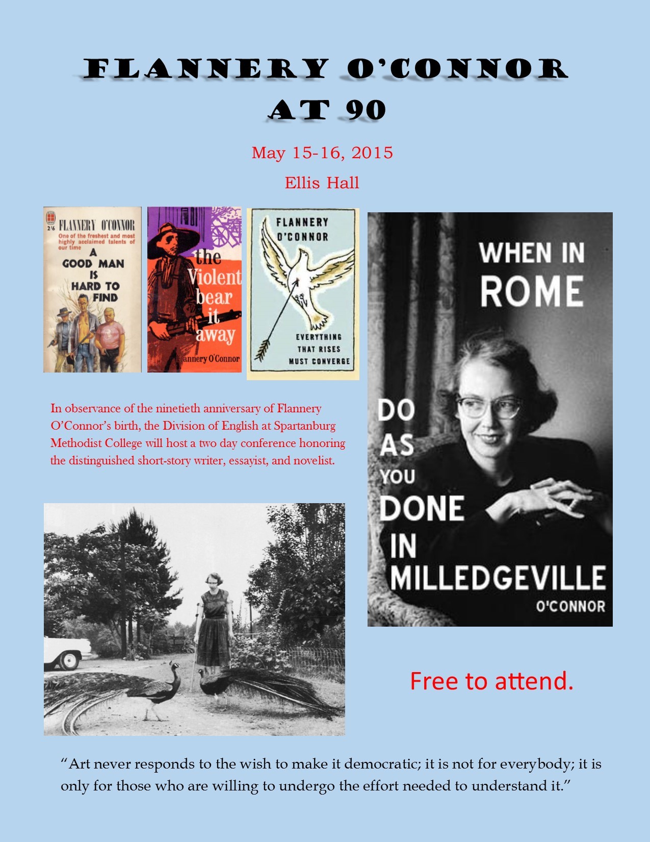 flannery oconnor statement thesis